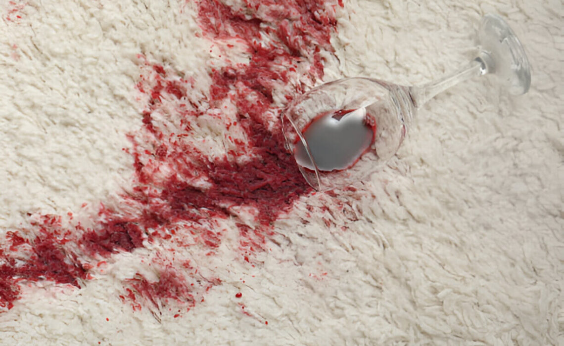 Remove Red Wine Stain from Carpet