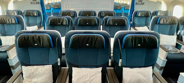 KLM seat